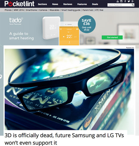 La colonna infame, la fine del 3D, Photokina e l'addio di Samsung alla fotografia