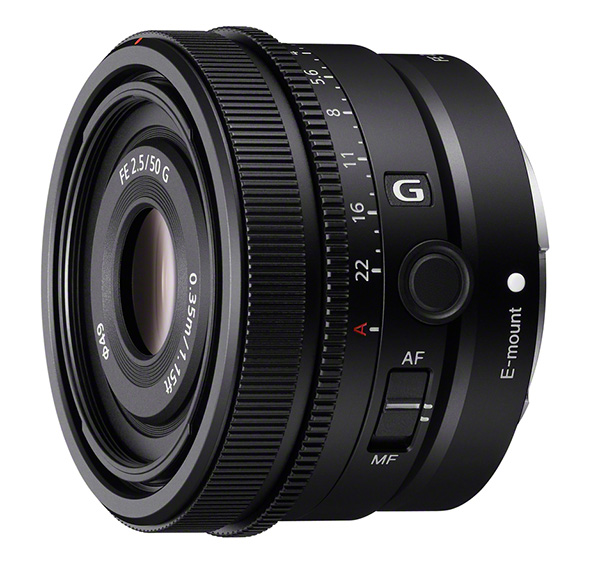 Il nuovo Sony FE 50mm F2.5 G per le mirrorless full frame